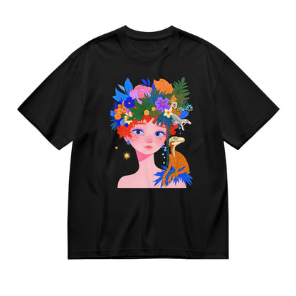 Colorful Floral Graphic T-Shirt