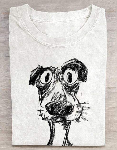 The Cute Dog Vintage T-shirt